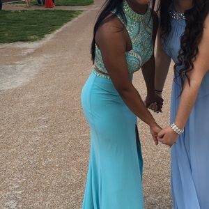 Teal Prom Dress